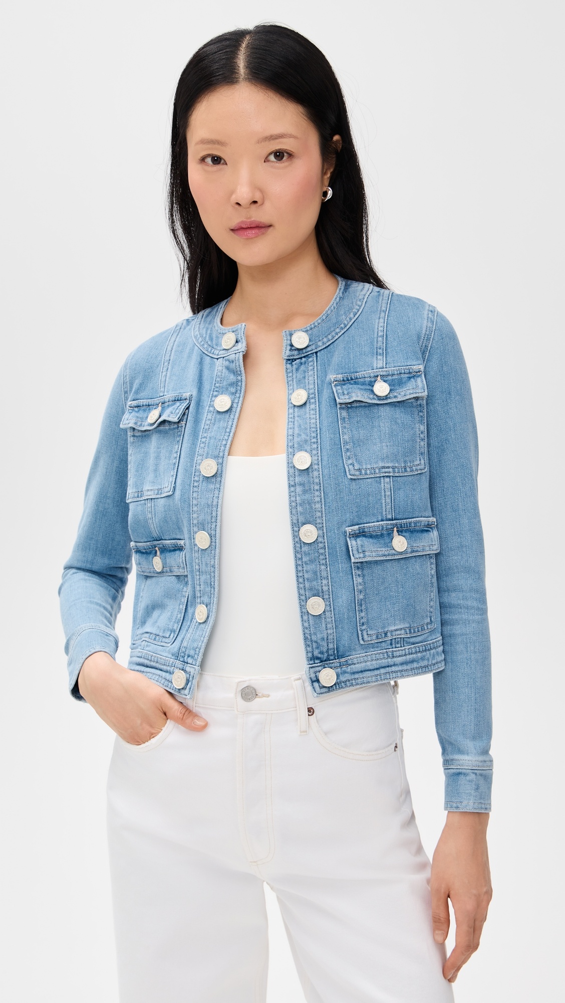 Yari Collarless Jacket - 6
