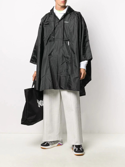 Off-White lightweight packable raincoat outlook