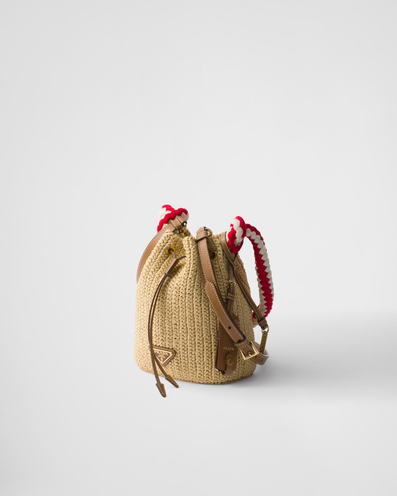 Prada Crochet mini bucket bag outlook