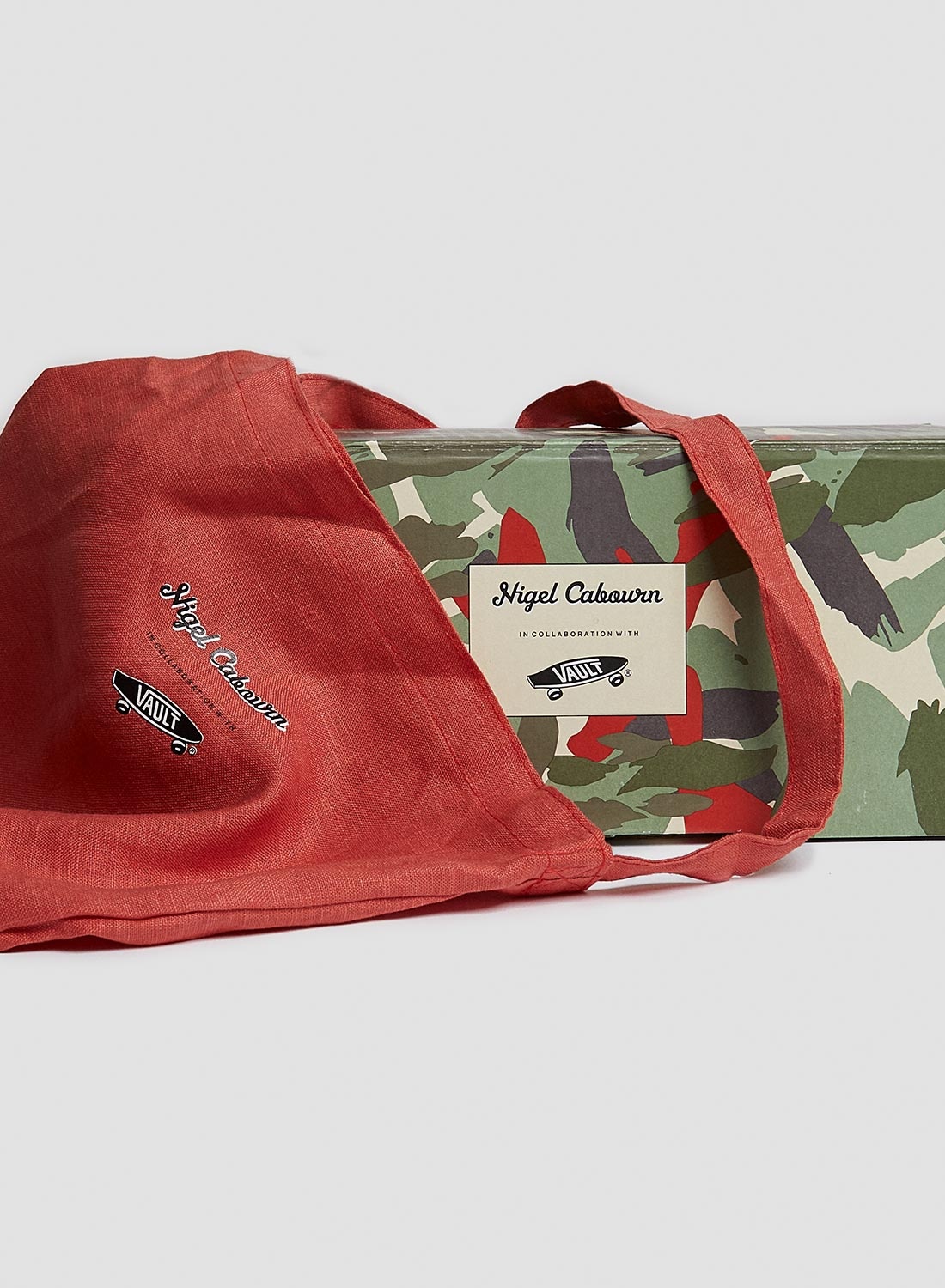 Vans Vault x Nigel Cabourn OG Authentic LX in Crazy Navy Mix - 8