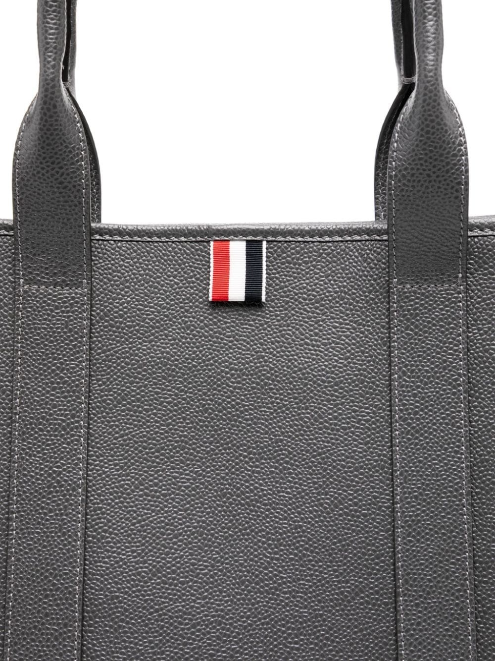 4-Bar leather tote bag - 4