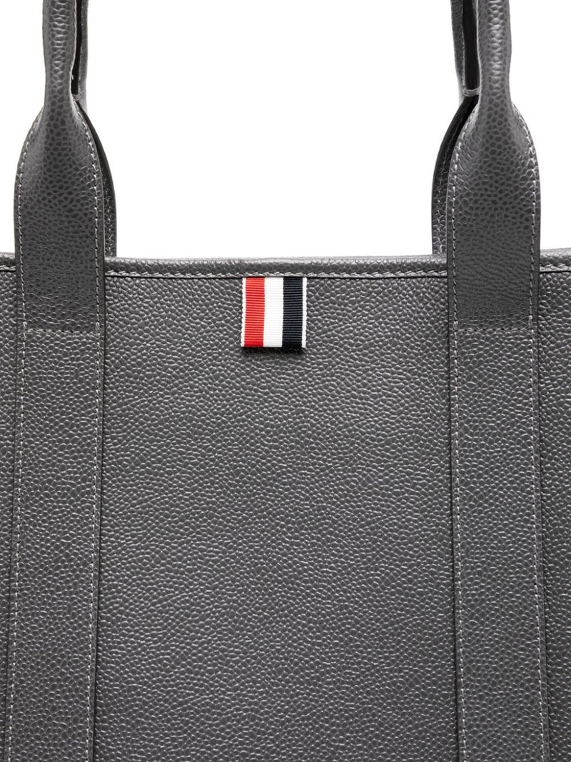 4-Bar leather tote bag 4