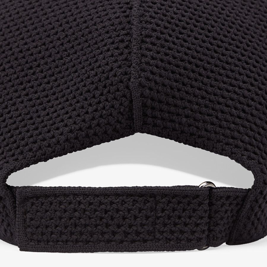 Black tech fabric baseball cap - 2