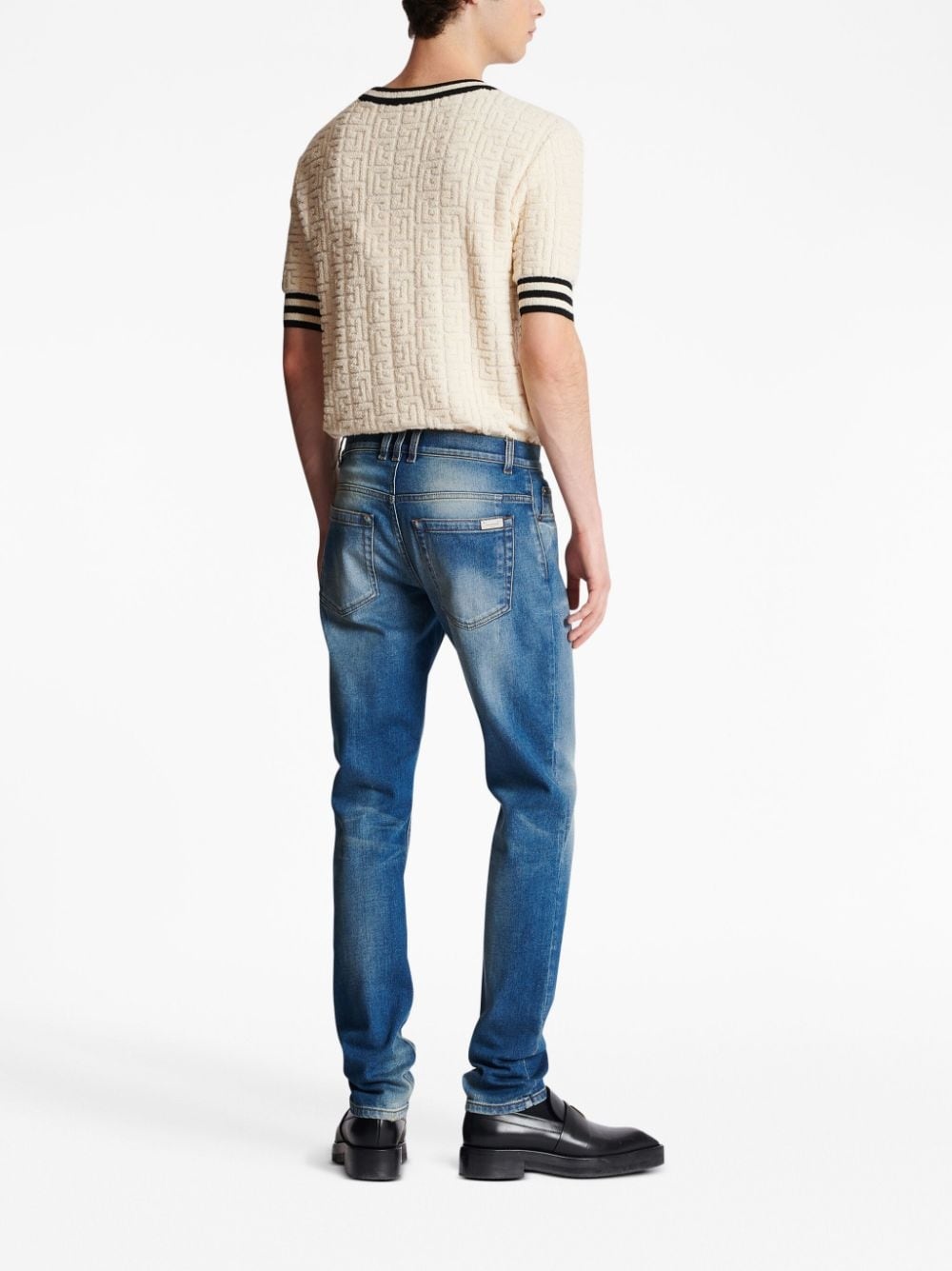 mid-rise slim-fit jeans - 4