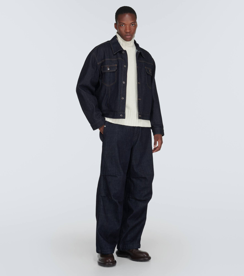Jil Sander Draped denim pants outlook