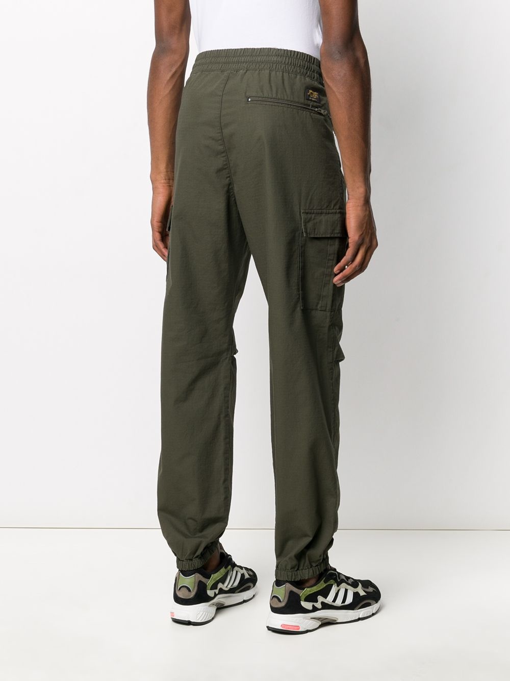 cargo pocket track pants - 4