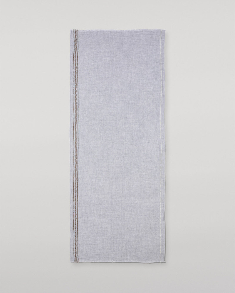 Cyrus Float Edge Grey Scarf 3