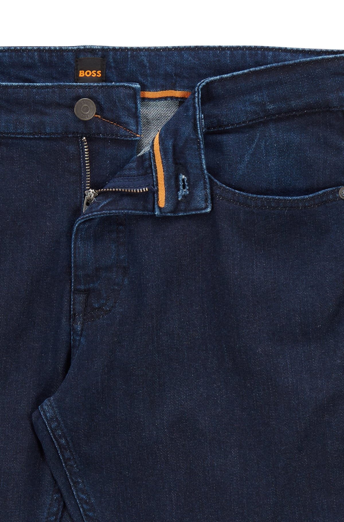 SLIM-FIT JEANS IN BLUE COMFORT-STRETCH DENIM - 6