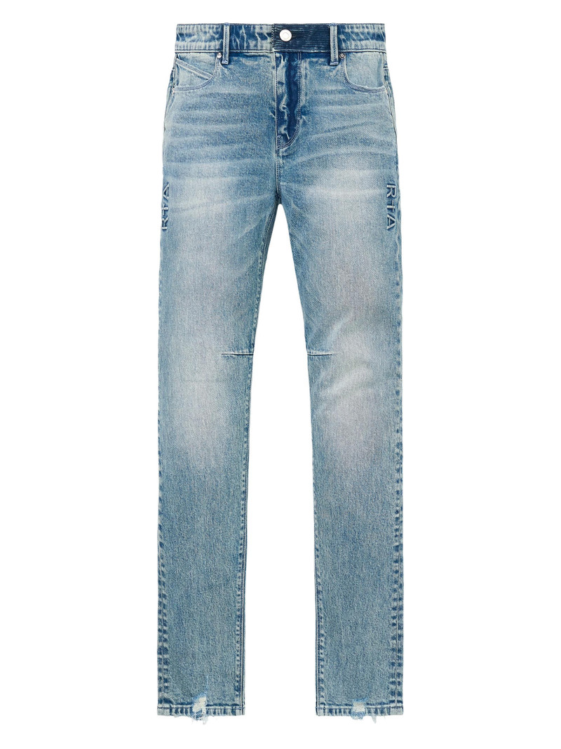 Men's Clayton Light-Wash Skinny-Fit Jeans - Ocean Shine 1