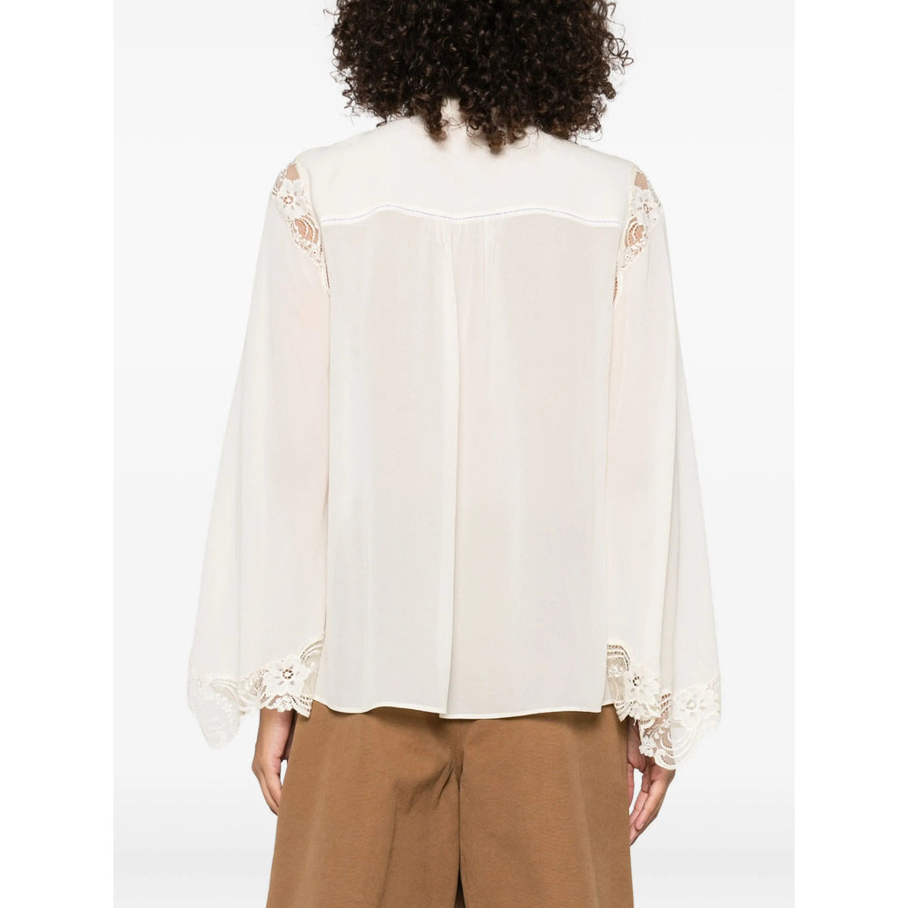 Chloé Neutrals Tops - Blouses Women - 3
