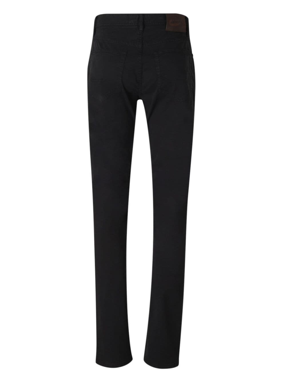 logo-patch straight-leg jeans - 2