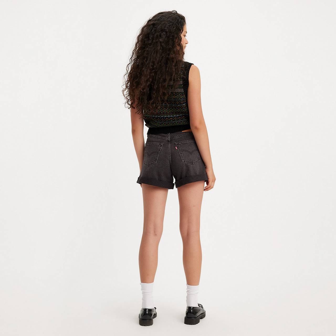 ROLLED 80S MOM WOMEN'S SHORTS - 5