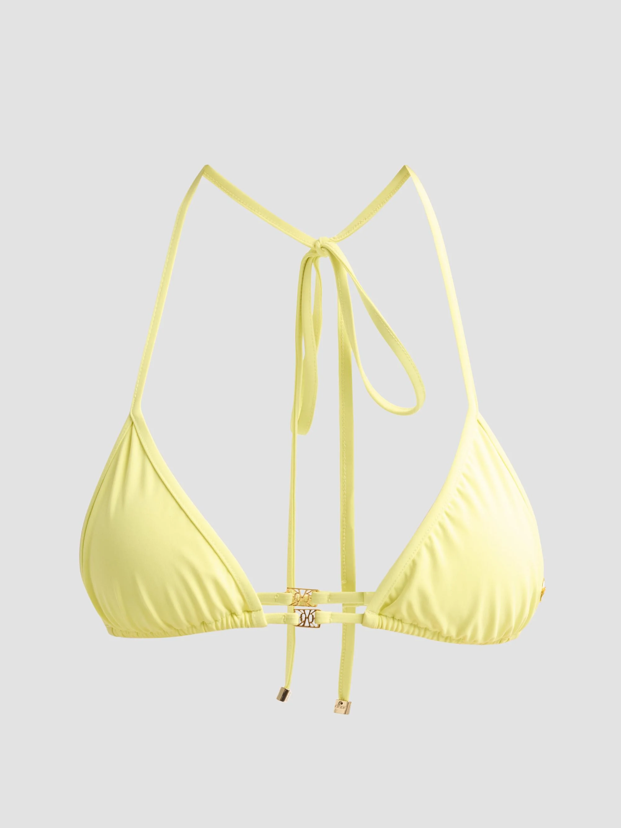 Women's Coeur Triangle Bikini Top - Citron - 1