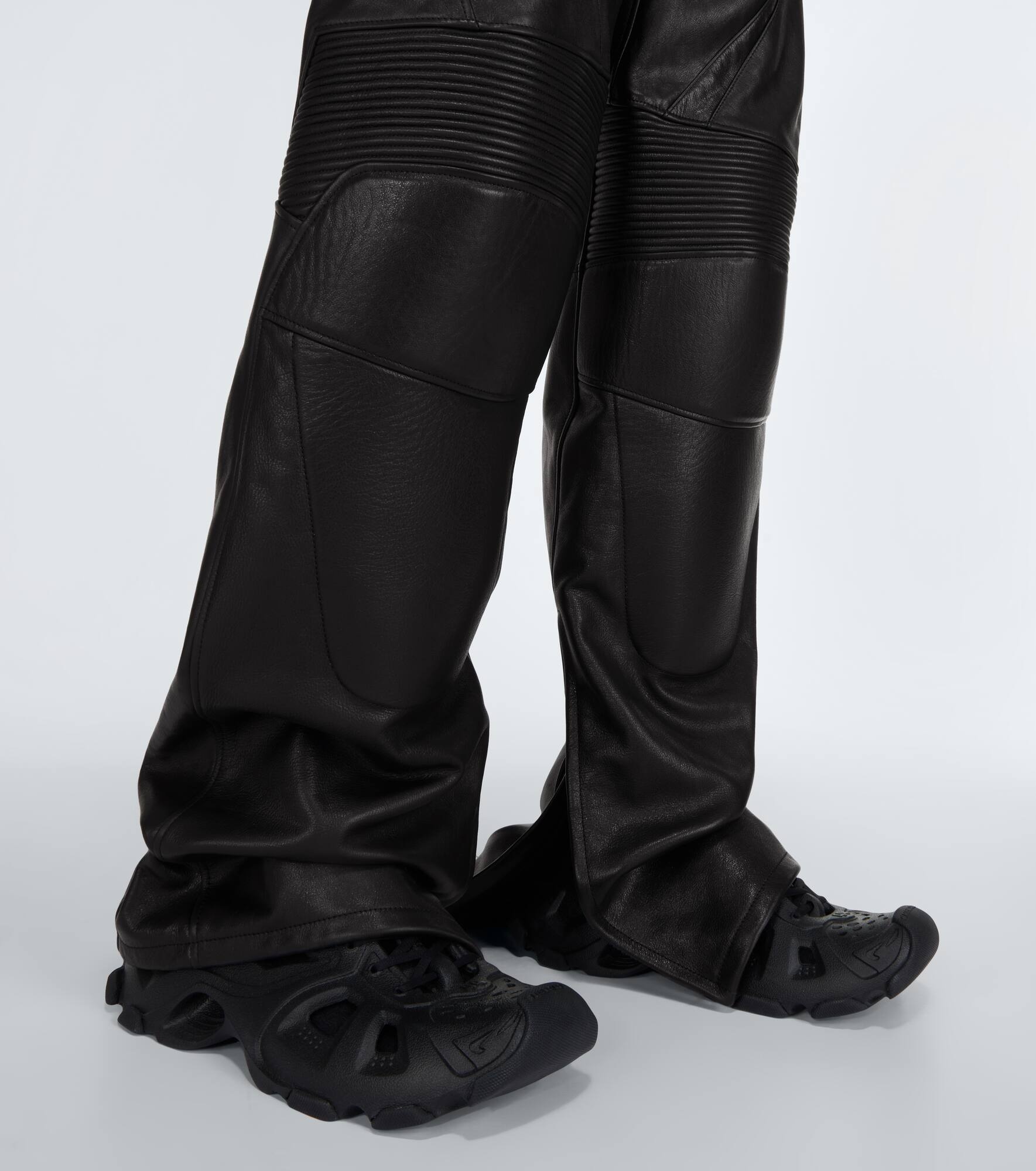 Leather biker pants - 6