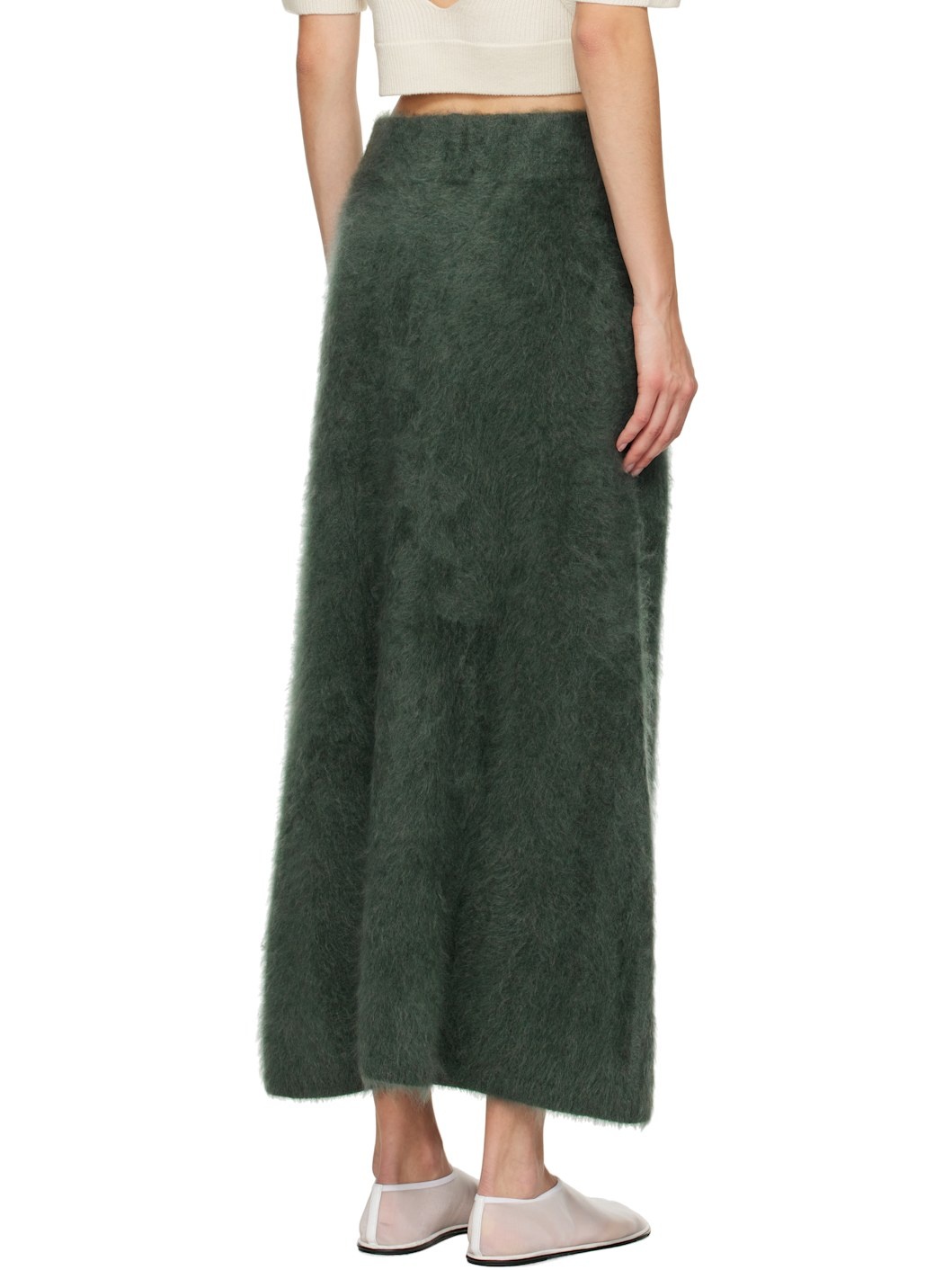 Green Asta Midi Skirt - 3