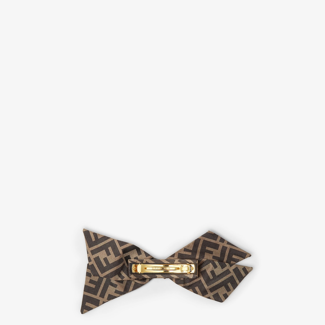 Fastener in brown twill - 2