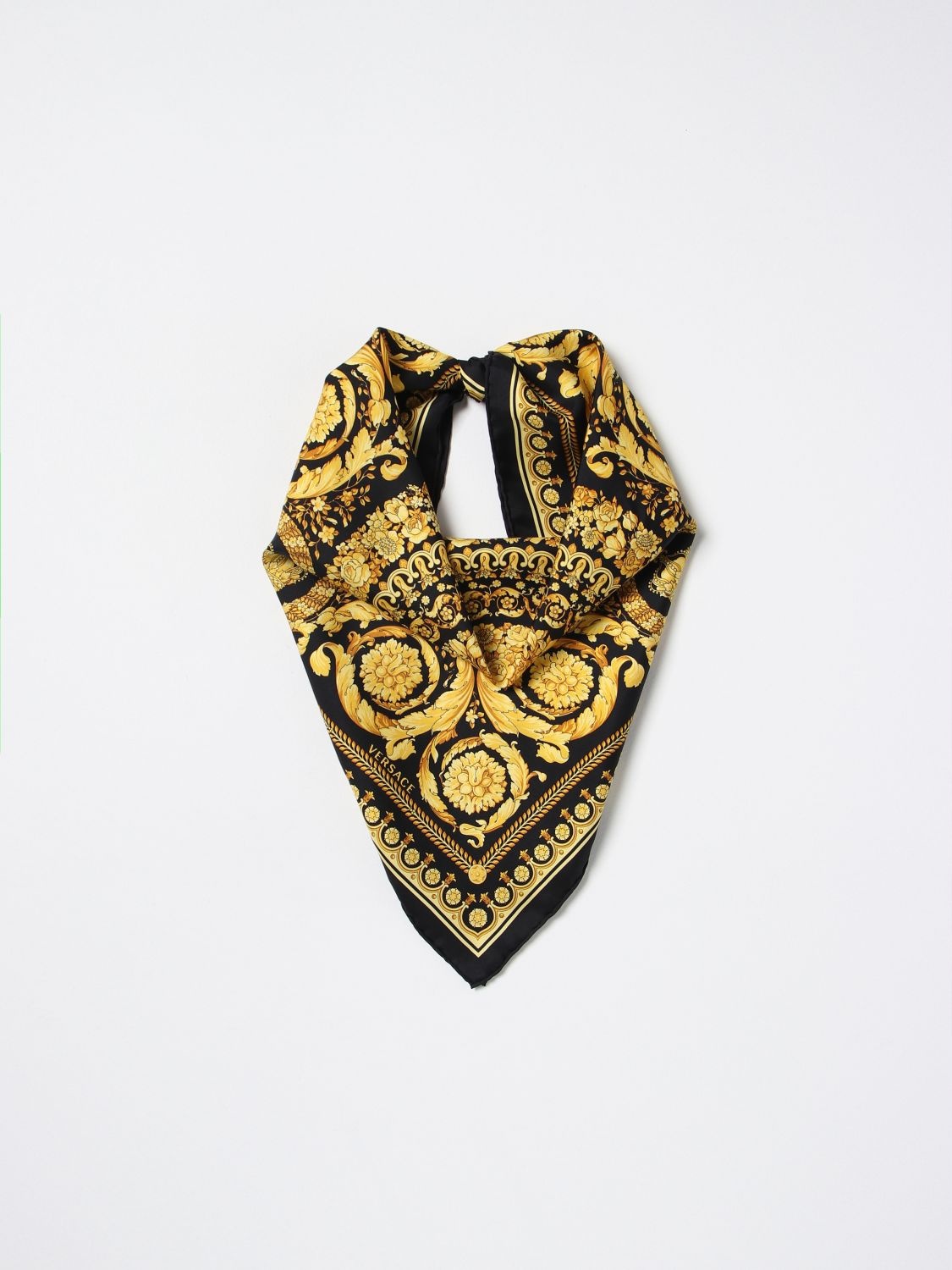 Baroque Versace scarf in silk - 2
