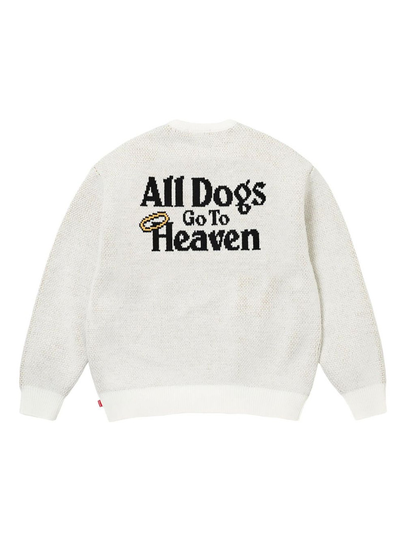 Supreme All Dogs Go To Heaven sweater outlook