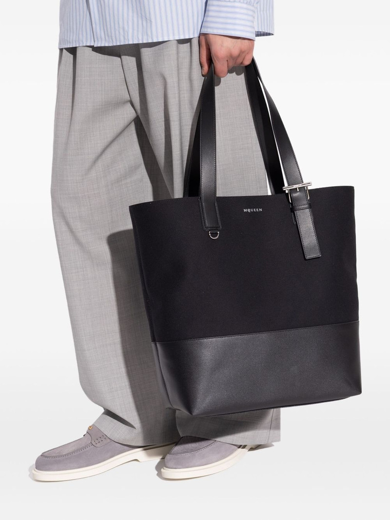 Alexander McQueen leather tote bag outlook