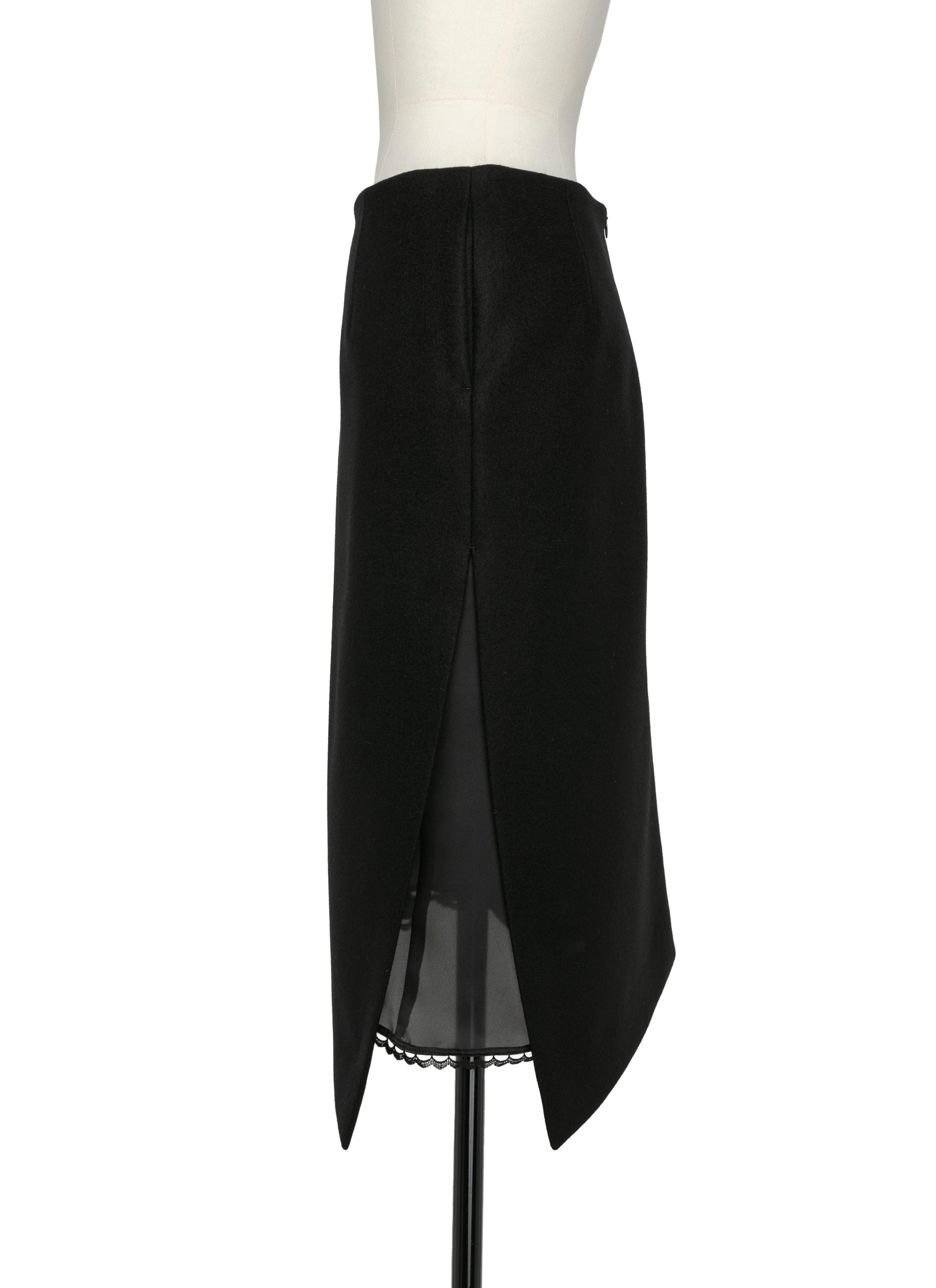 Wool Melton Skirt - 3