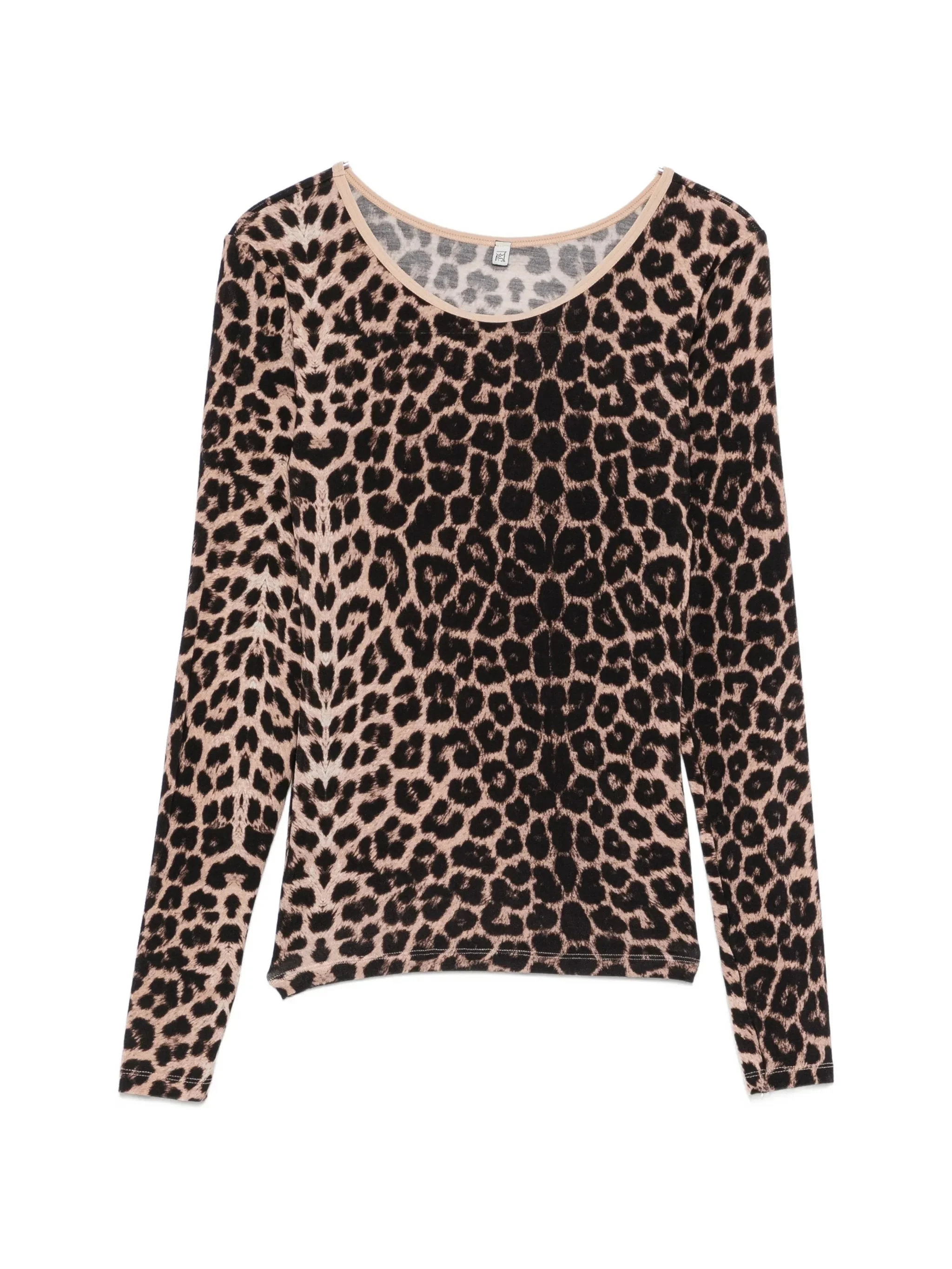 Baserange Emily Leopard-print Long-sleeve Top - 1