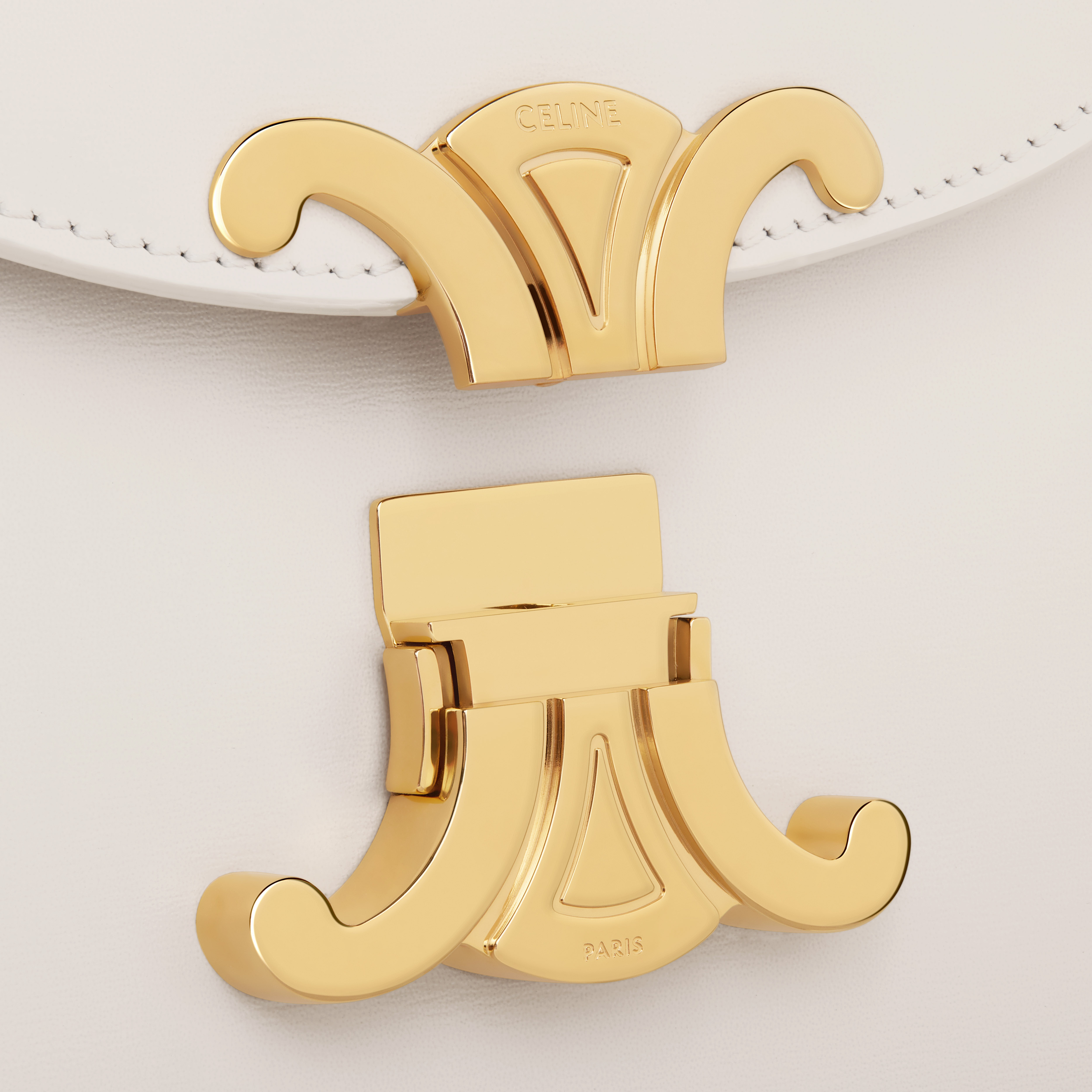 Teen Chain Besace Triomphe in shiny calfskin - 5