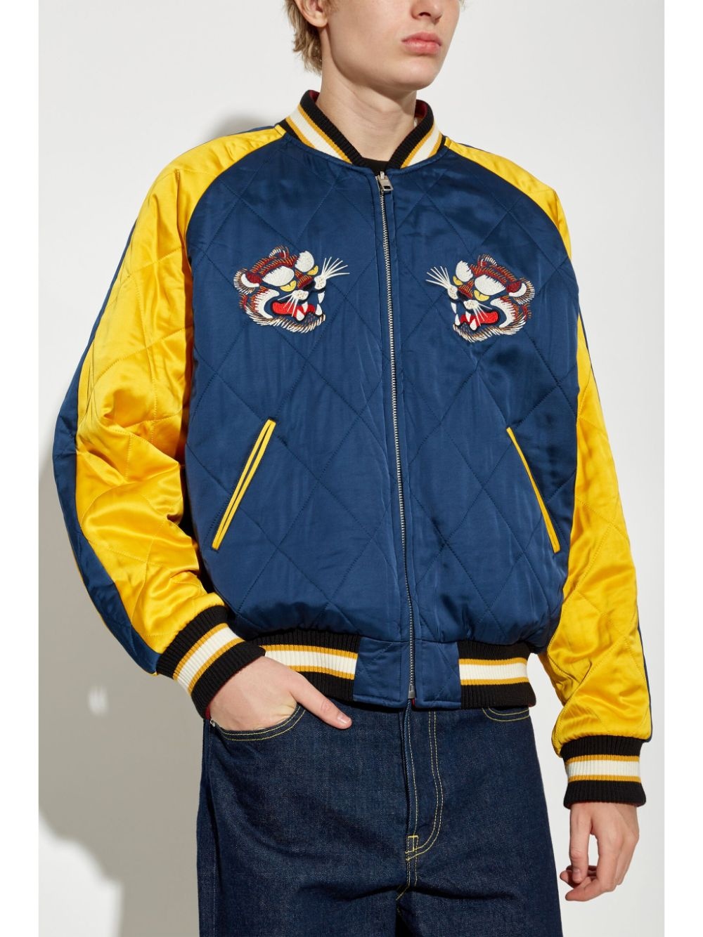 reversible bomber jacket - 3
