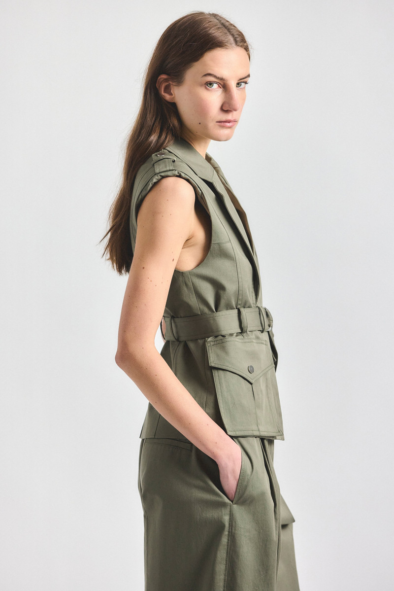 SCOTTIE BELTED VEST 4