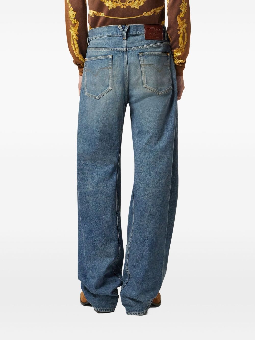 Twisted baggy jeans - 4