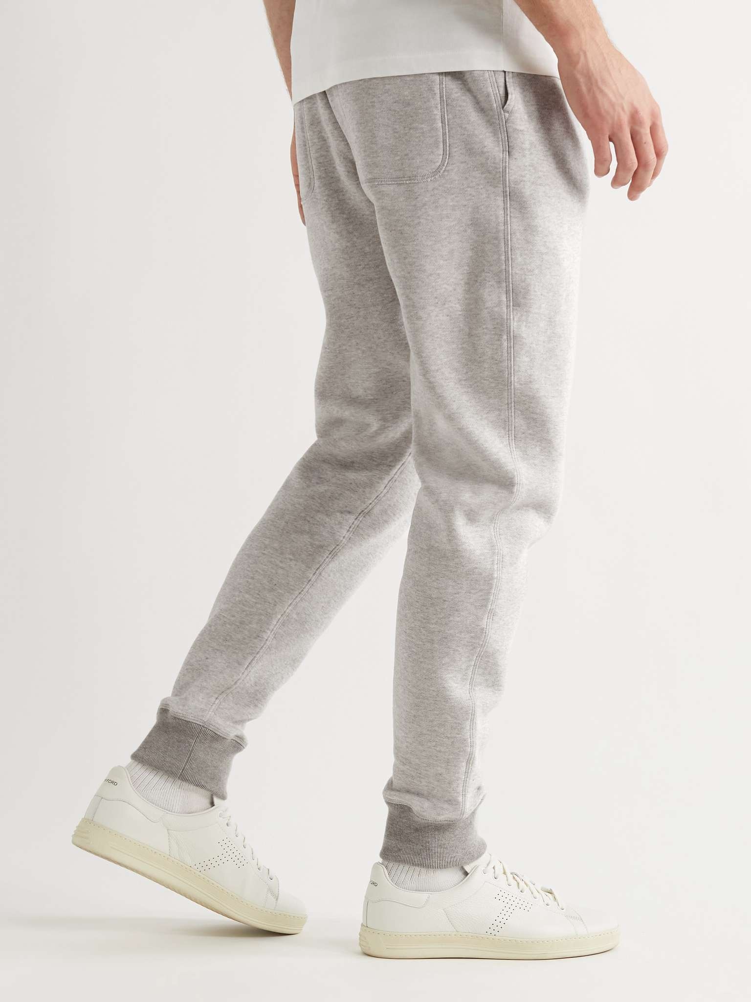 Tapered Garment-Dyed Cotton-Jersey Sweatpants - 4