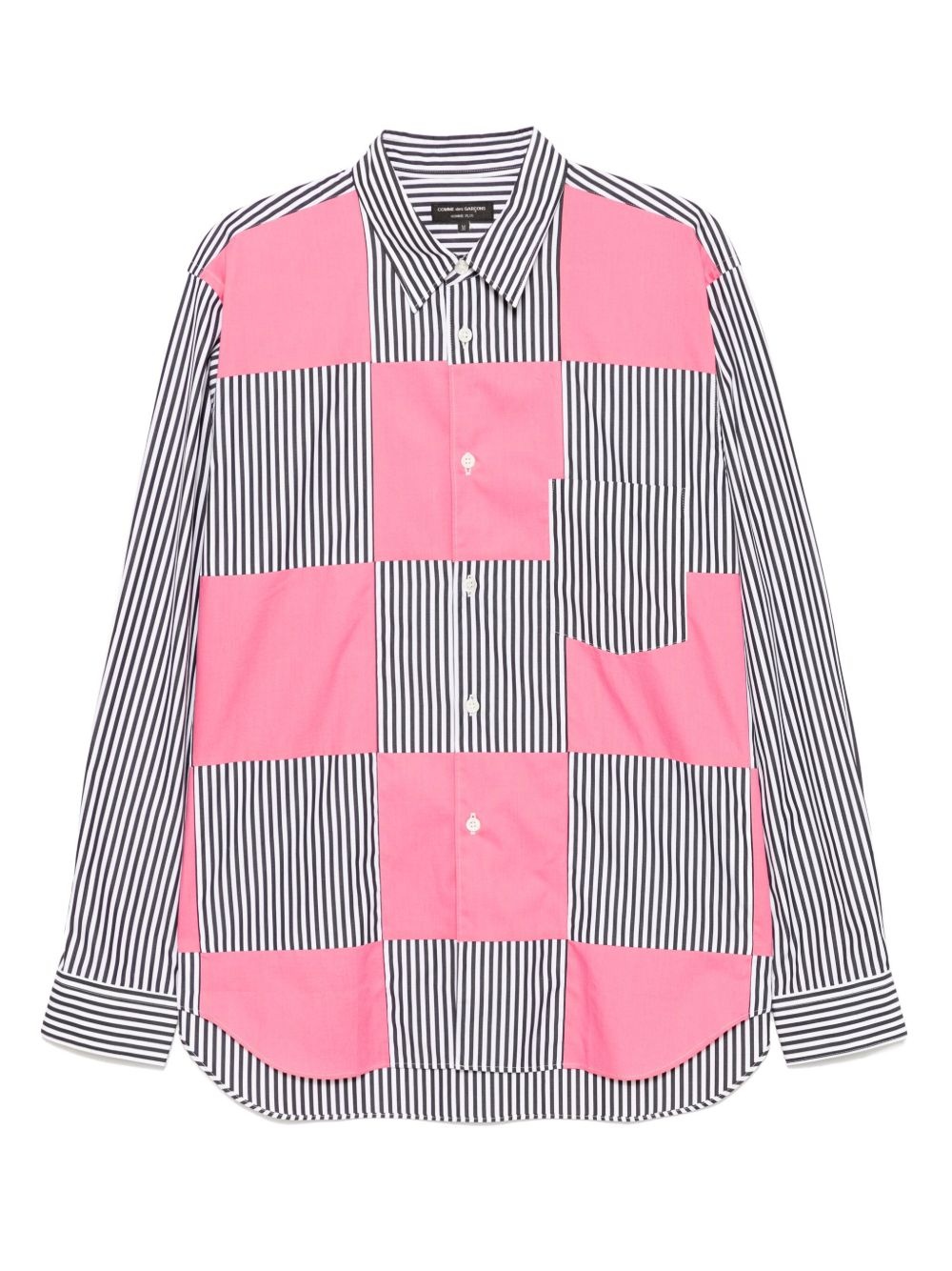 patchwork shirt - 1