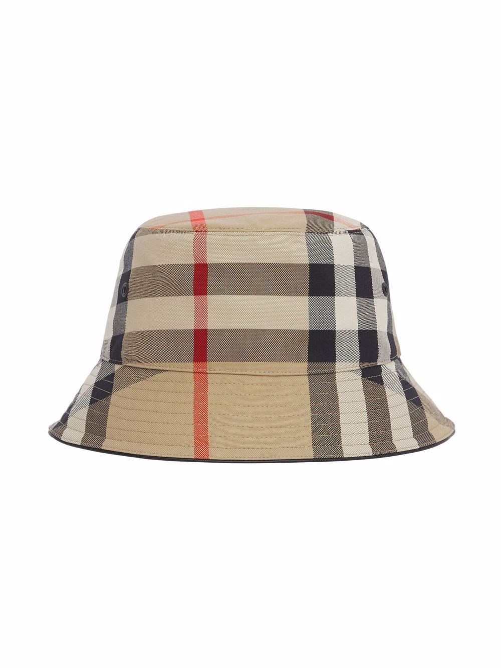 Vintage Check bucket hat - 2