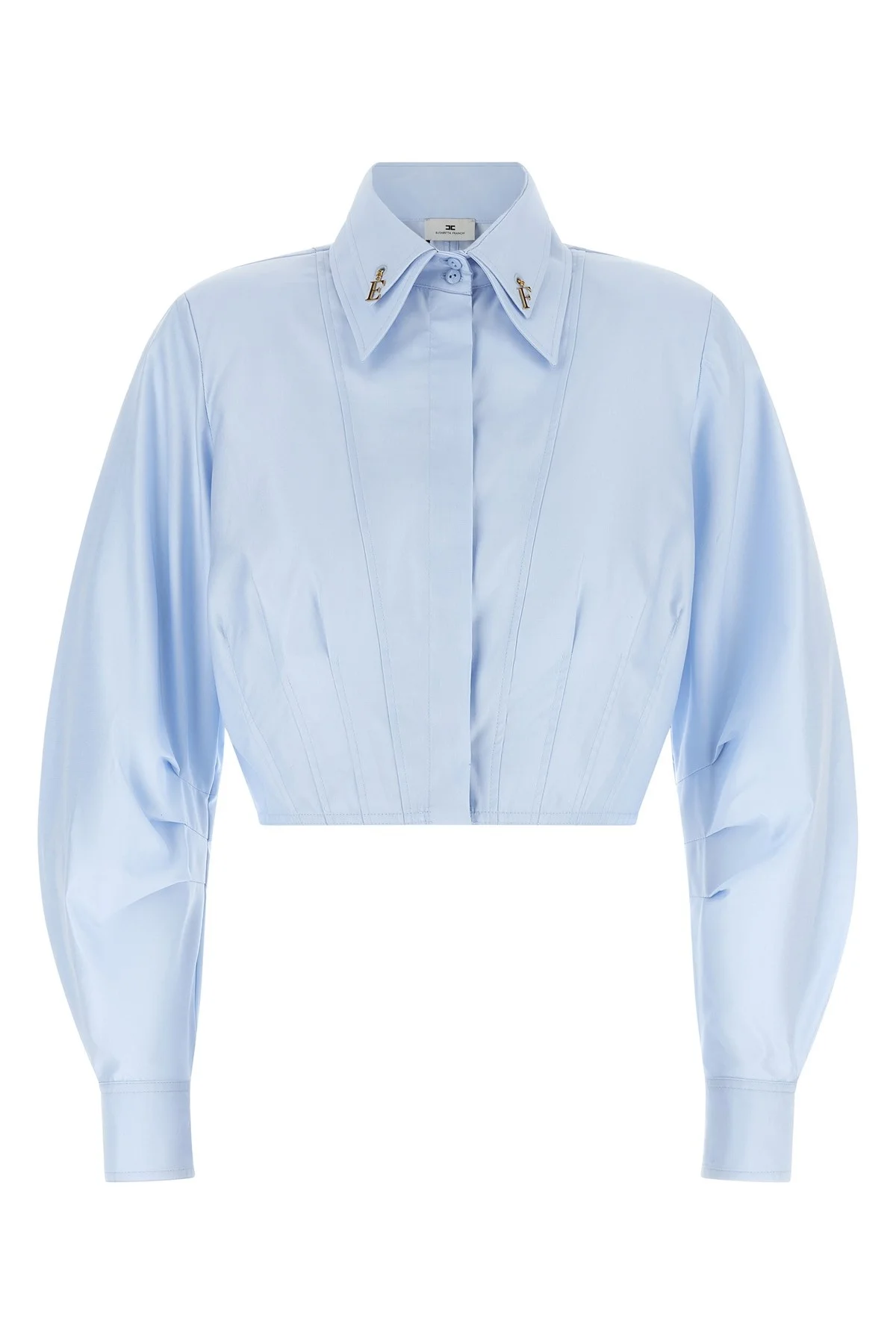 Cropped Shirt With Charms - 1