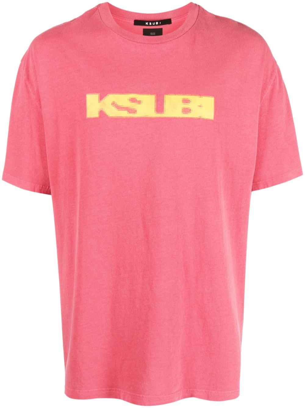 logo-print cotton T-shirt - 1