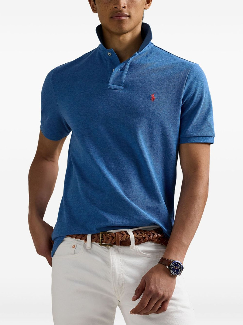 logo-embroidered polo shirt 3