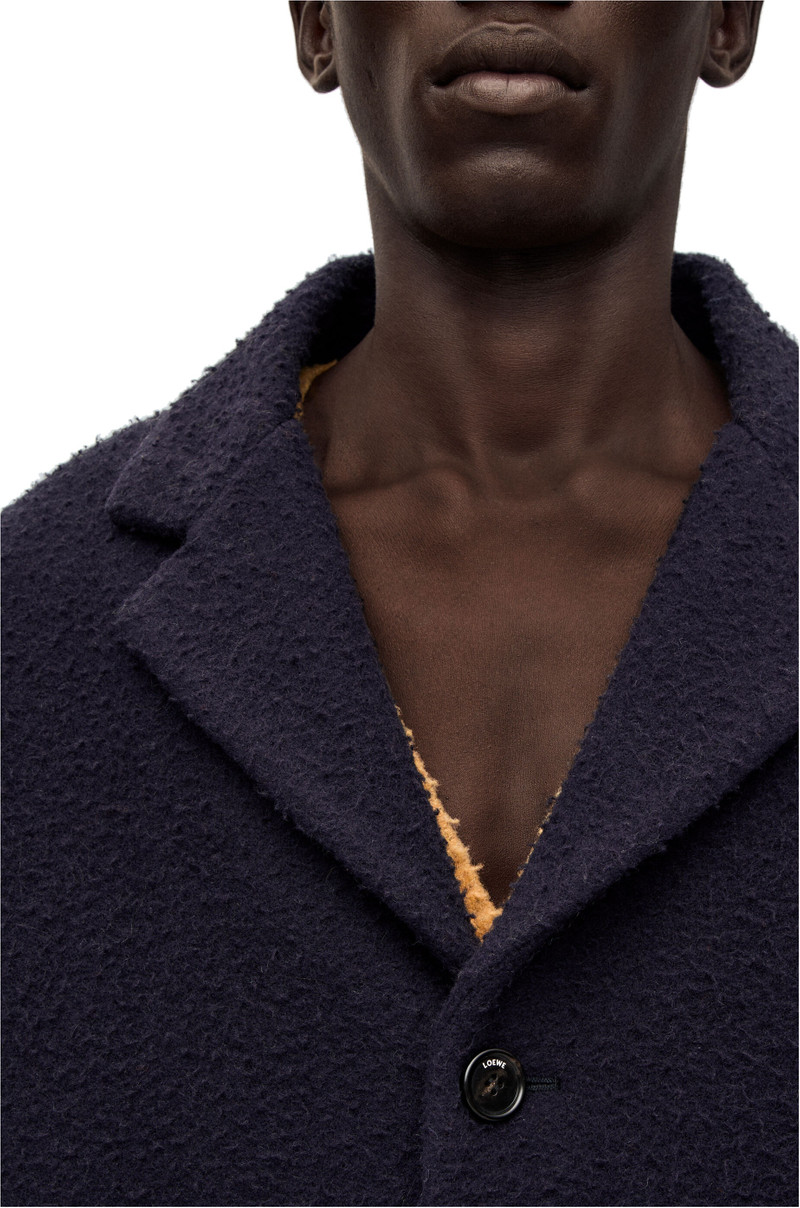 Textured coat in wool 5