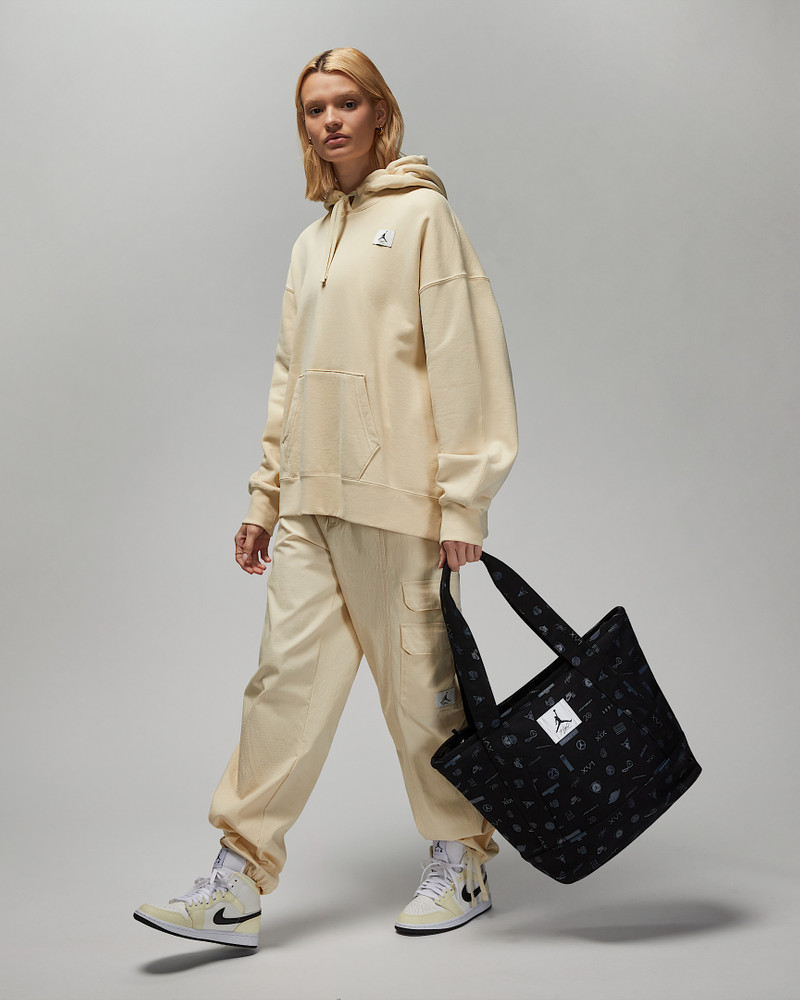 Jordan Flight Printed Recycled Cotton Carryall Tote Recycled Water Resistant Tote Bag (38L) 7