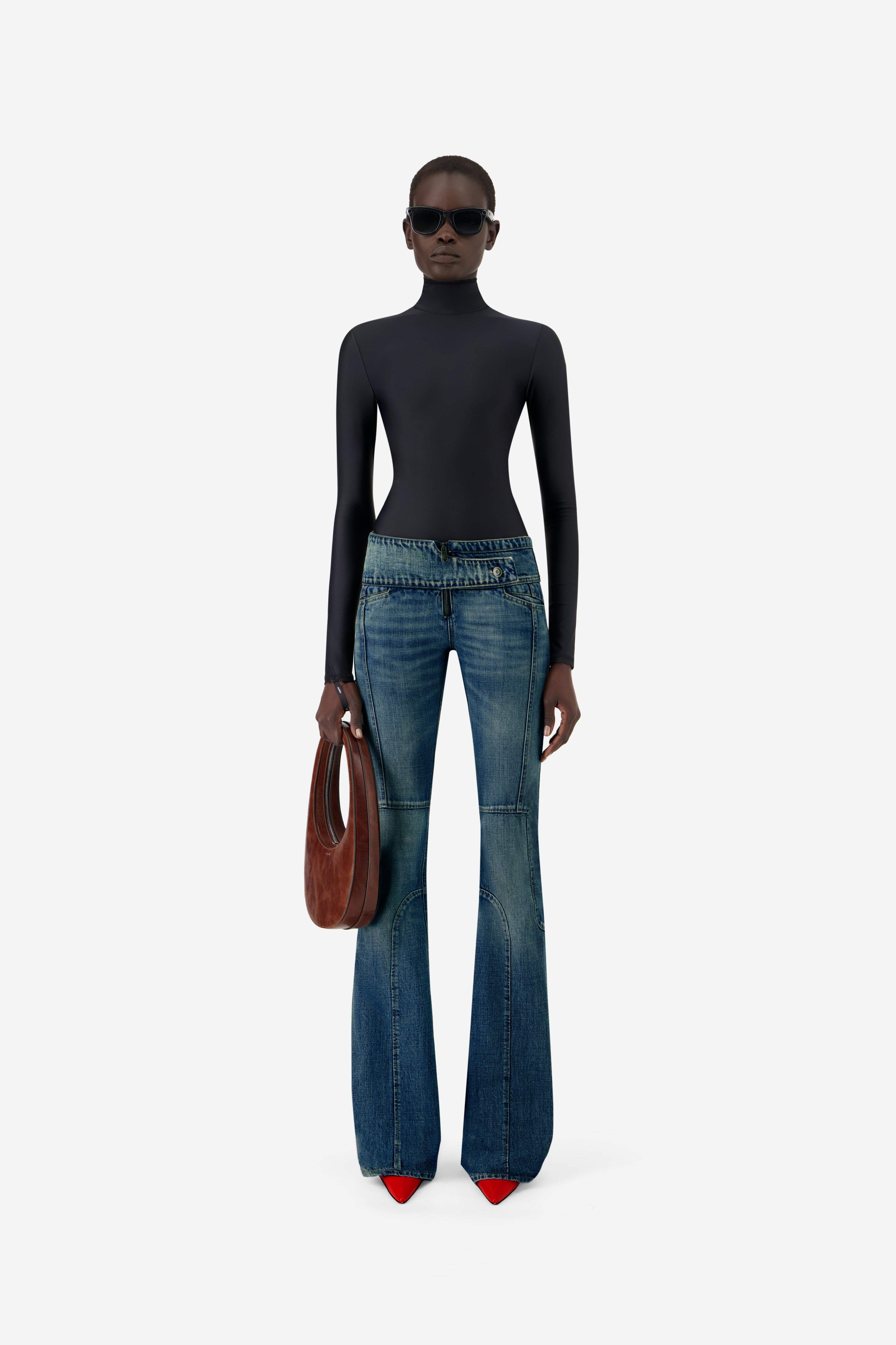 Yoke Denim Pants - 2