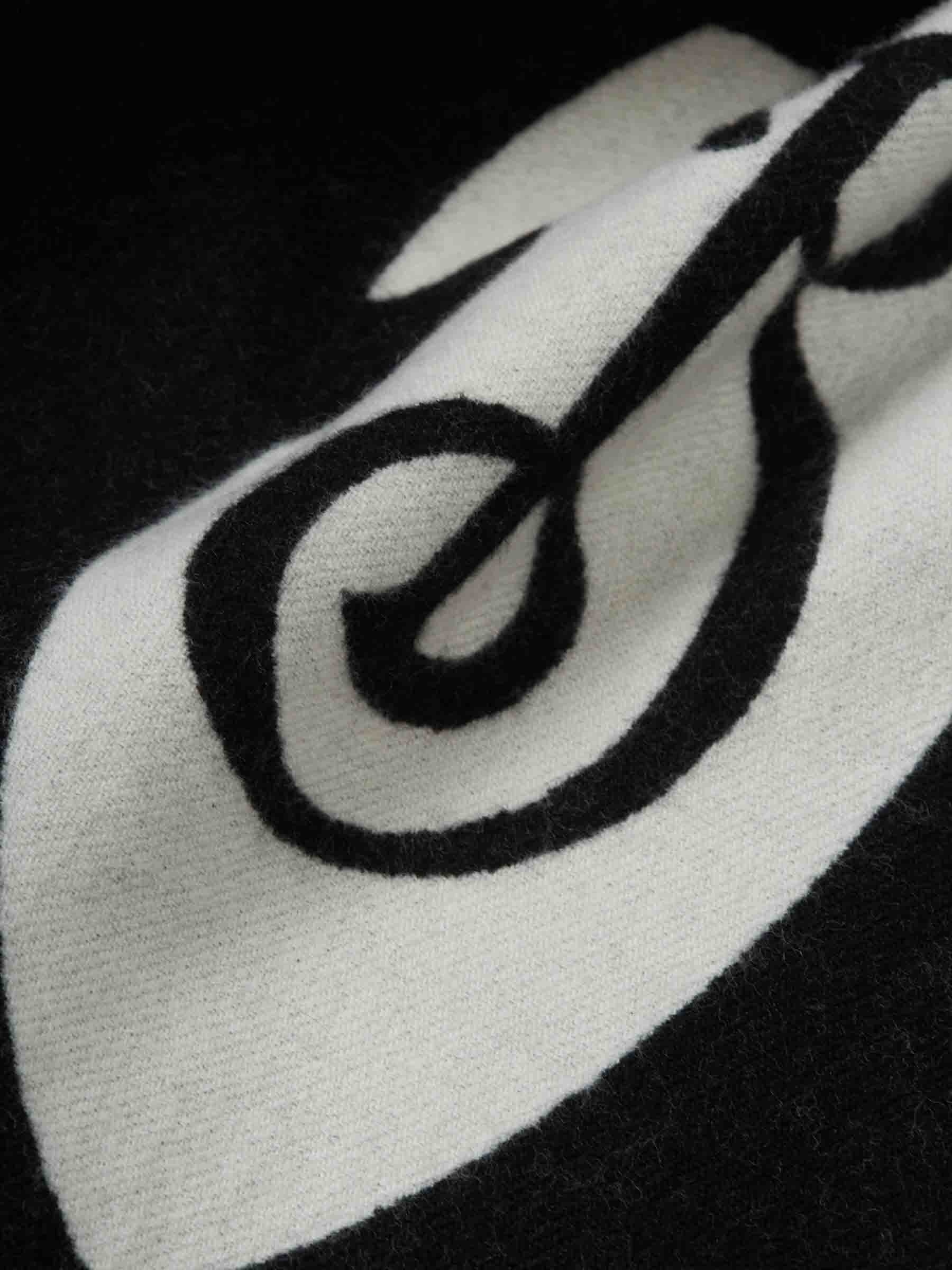 WOOL LOGO SCARF - 4