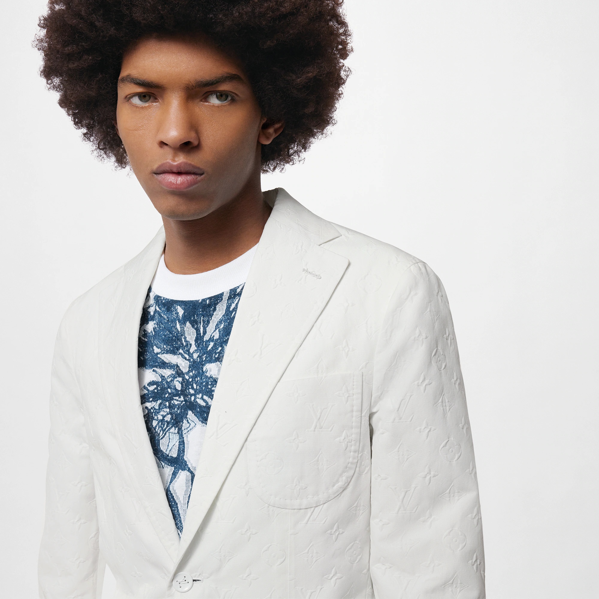 Monogram Cotton Napolitana Jacket - 2