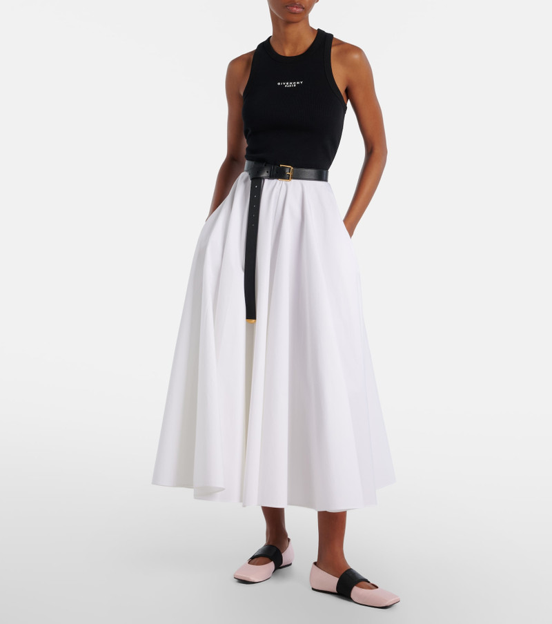 Givenchy Cotton midi skirt outlook