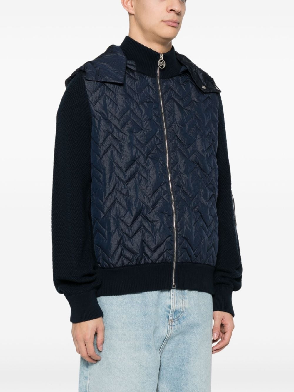 padded hooded jacket - 3