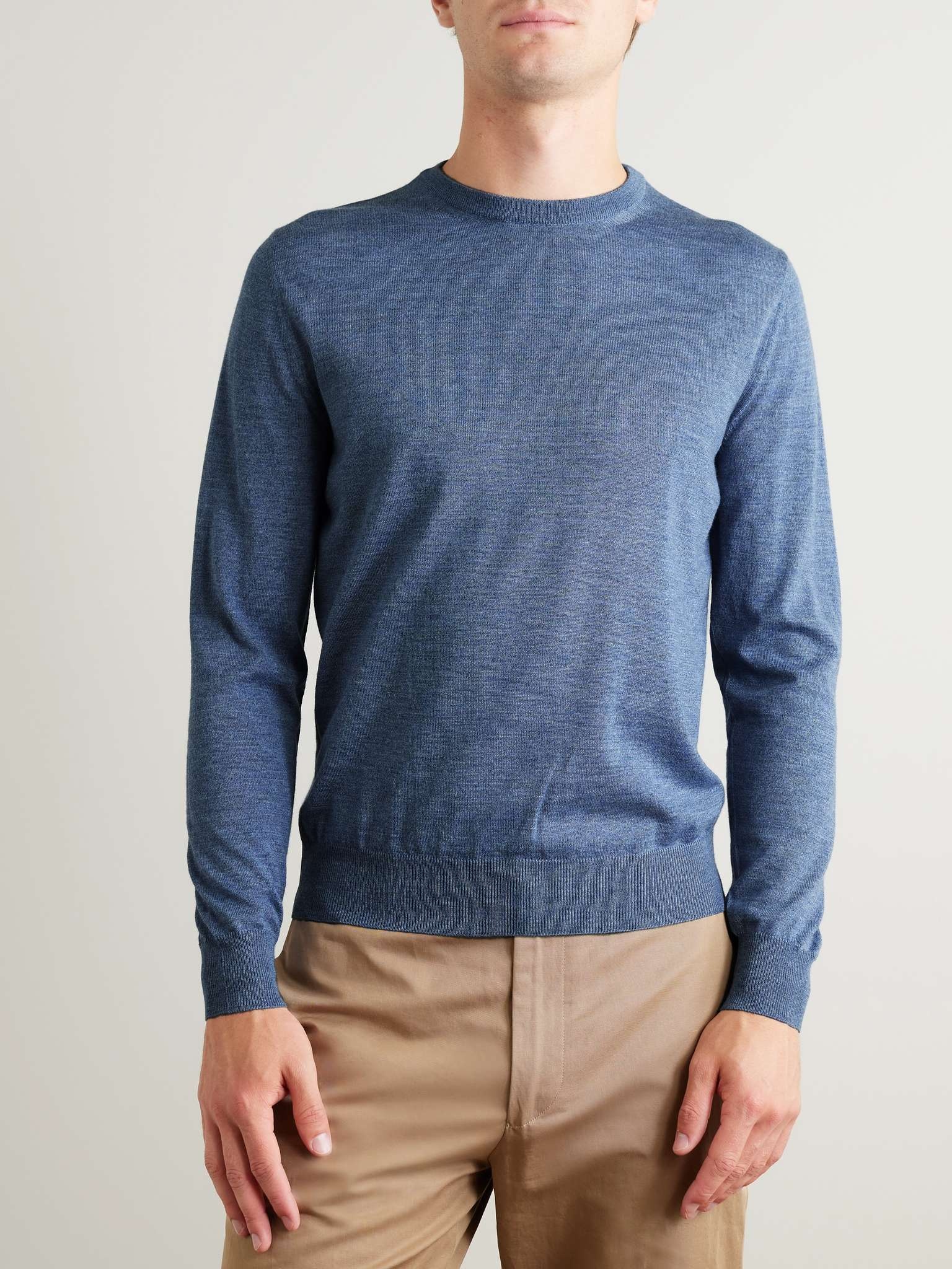 Mélange Merino Wool Sweater - 3