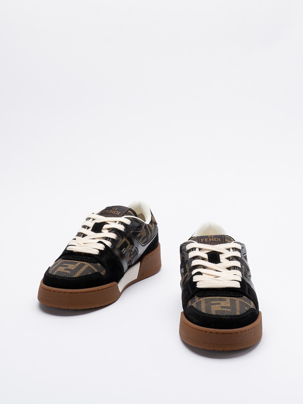スニーカー FENDI FENDII MATCH LOW TOP PLATFORM SNEAKERS Fendi Match FF Platform Sneakers | Neiman Marcus