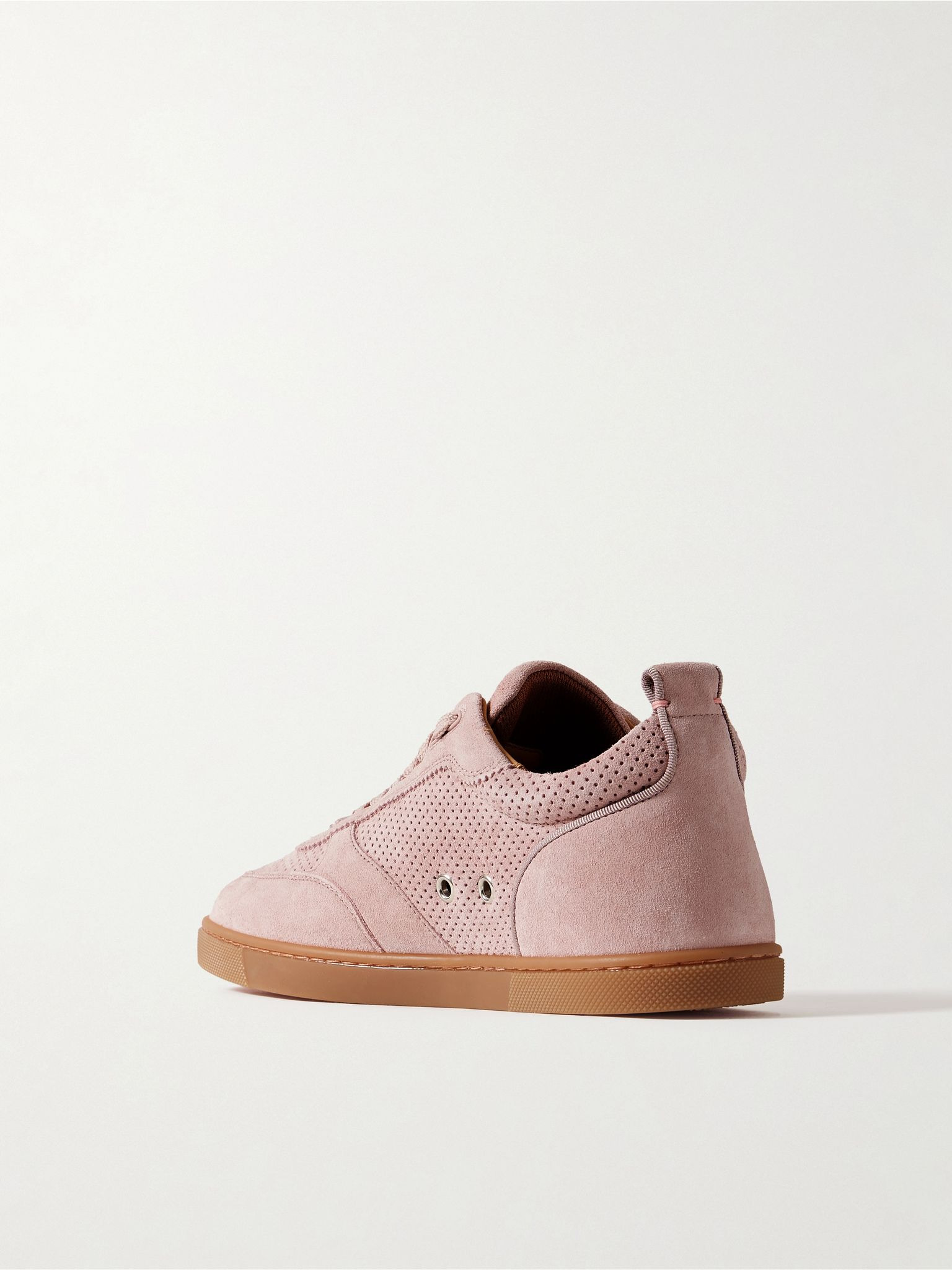 Tutti Rui Donna perforated suede sneakers Antique rose - 3