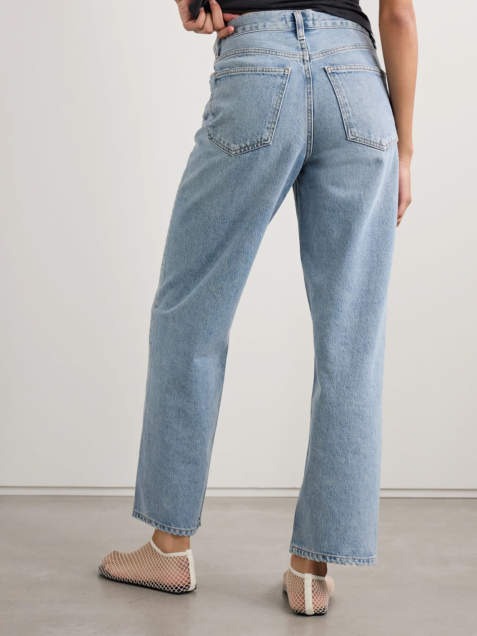Henson mid-rise straight-leg jeans Light denim - 4