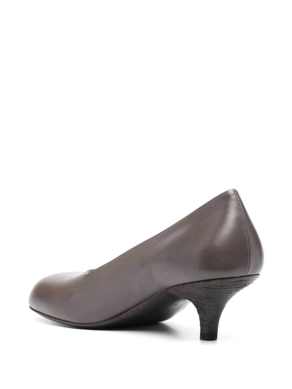 50mm square-toe leather pumps - 3