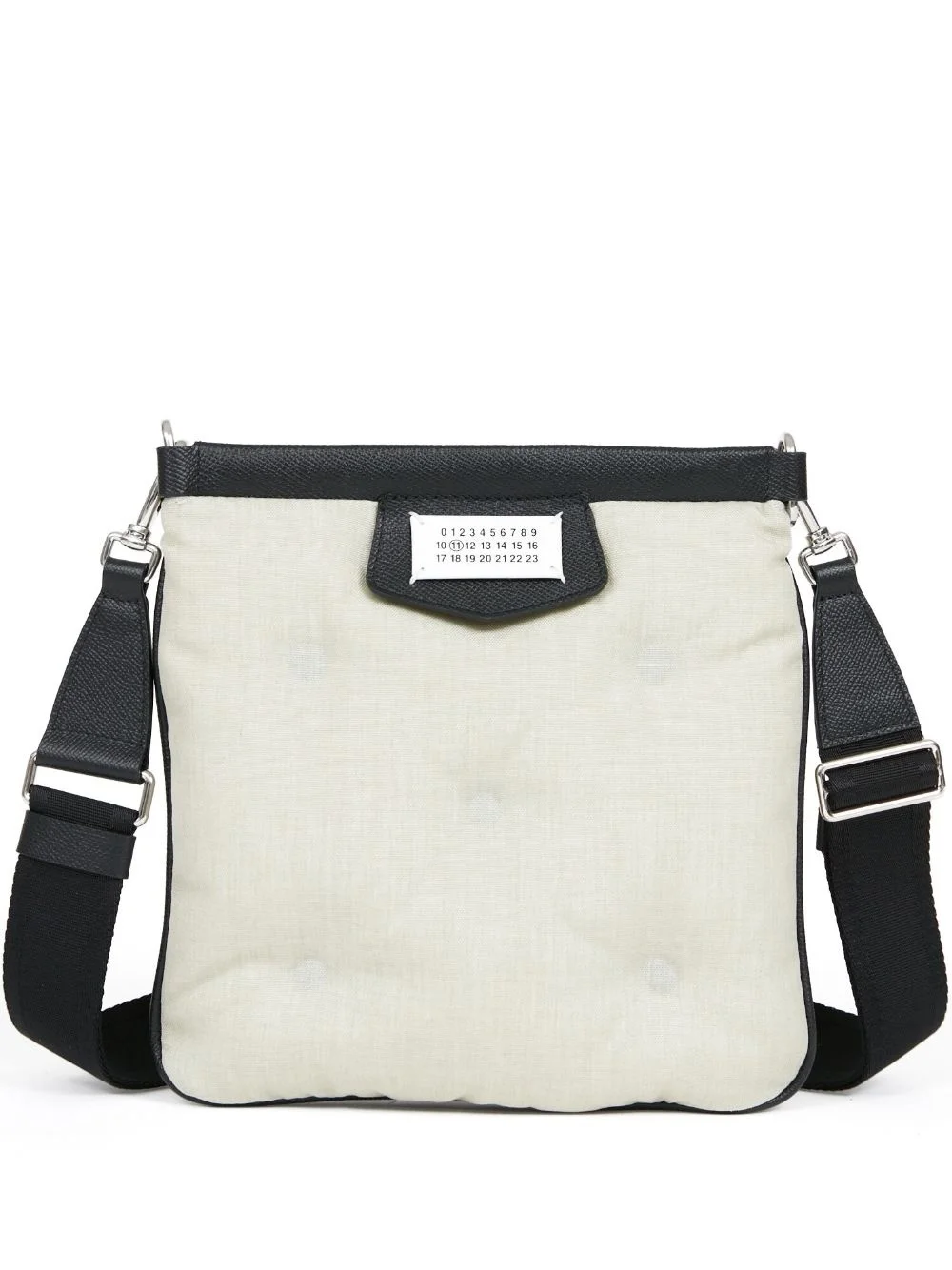 logo-patch shoulder bag - 1