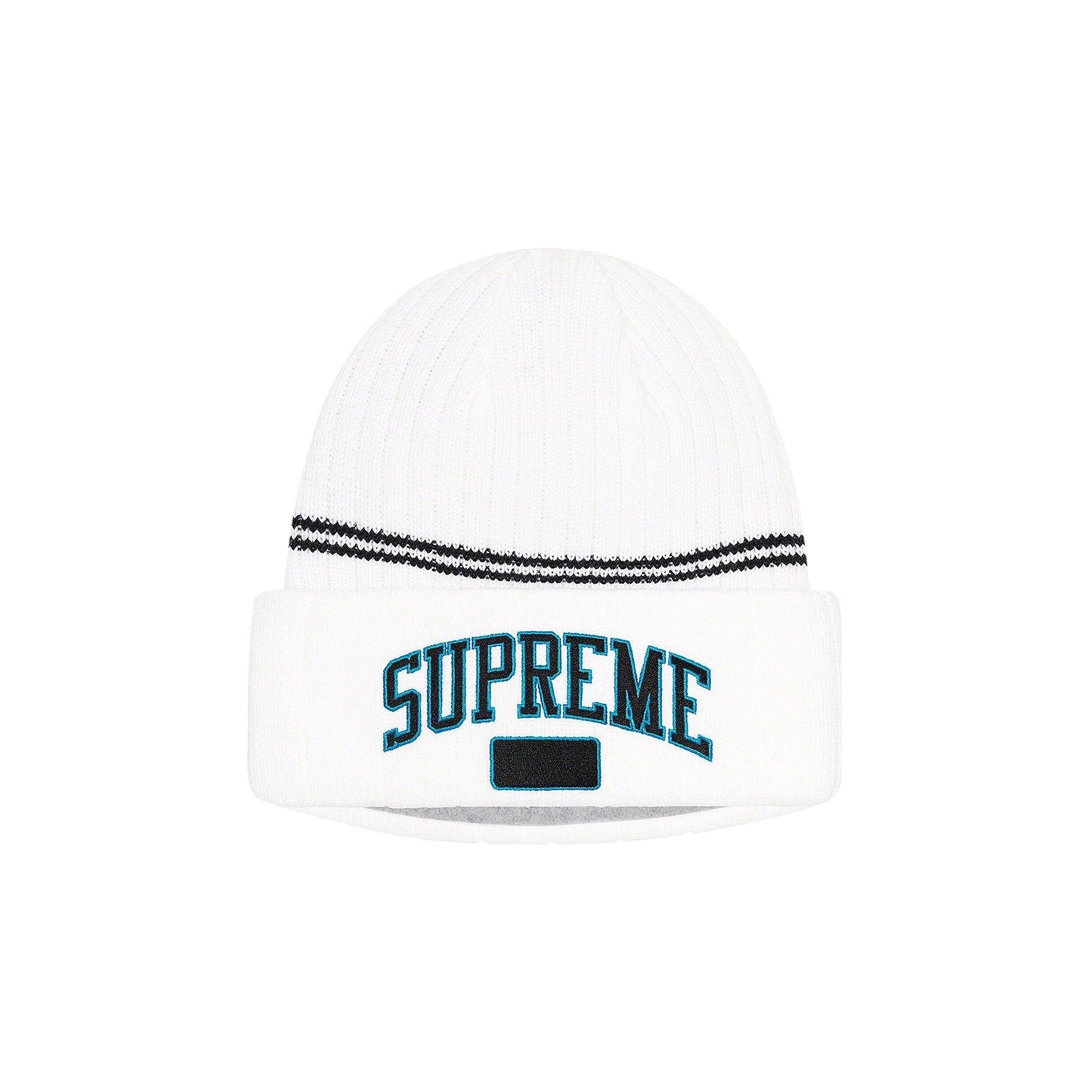 Supreme Fleece Lined Beanie 'White' - 1