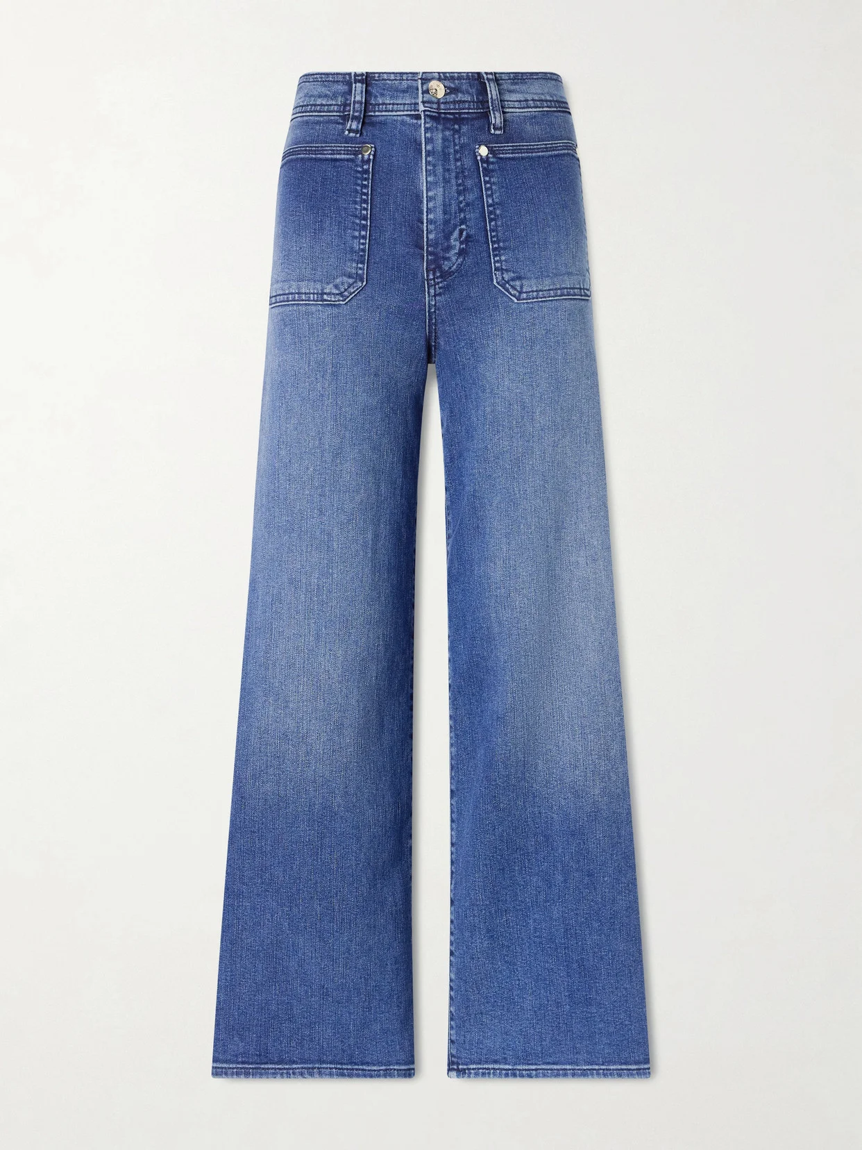 Le Slim Palazzo High-rise Wide-leg Jeans - 1